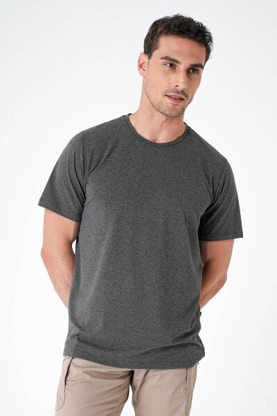 Casual Neo Organic T-Shirt Koyu Gri