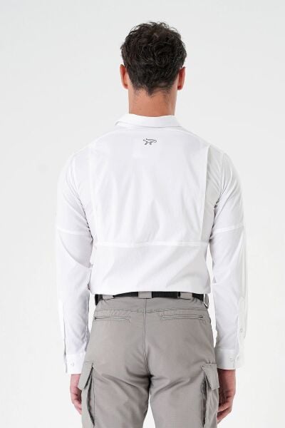 MECANIK® Prime Mete Gömlek - Beyaz 5XL