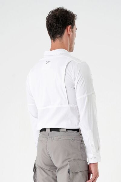 MECANIK® Prime Mete Gömlek - Beyaz 5XL