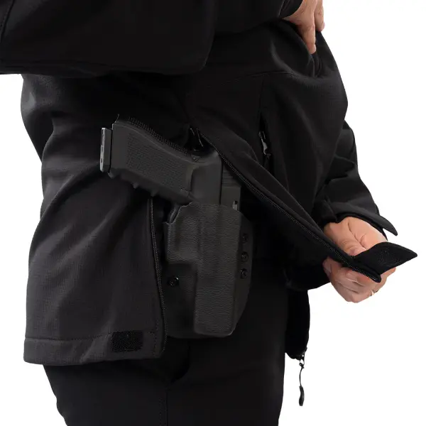 Ballistic Defence | WARDEN MP Hava Koşullarına Dayanıklı Mont Siyah