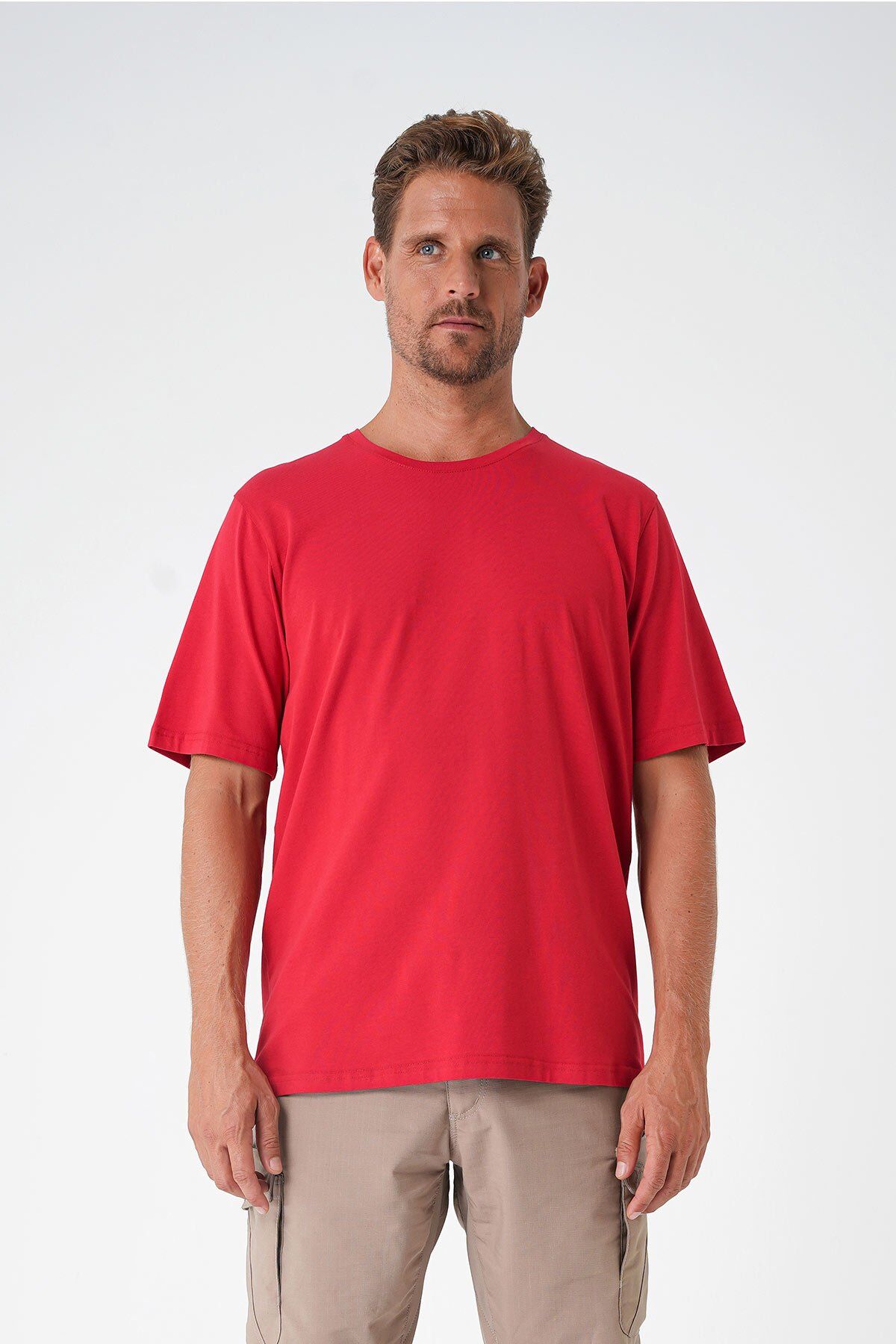 Casual Neo Organic T-Shirt Kırmızı