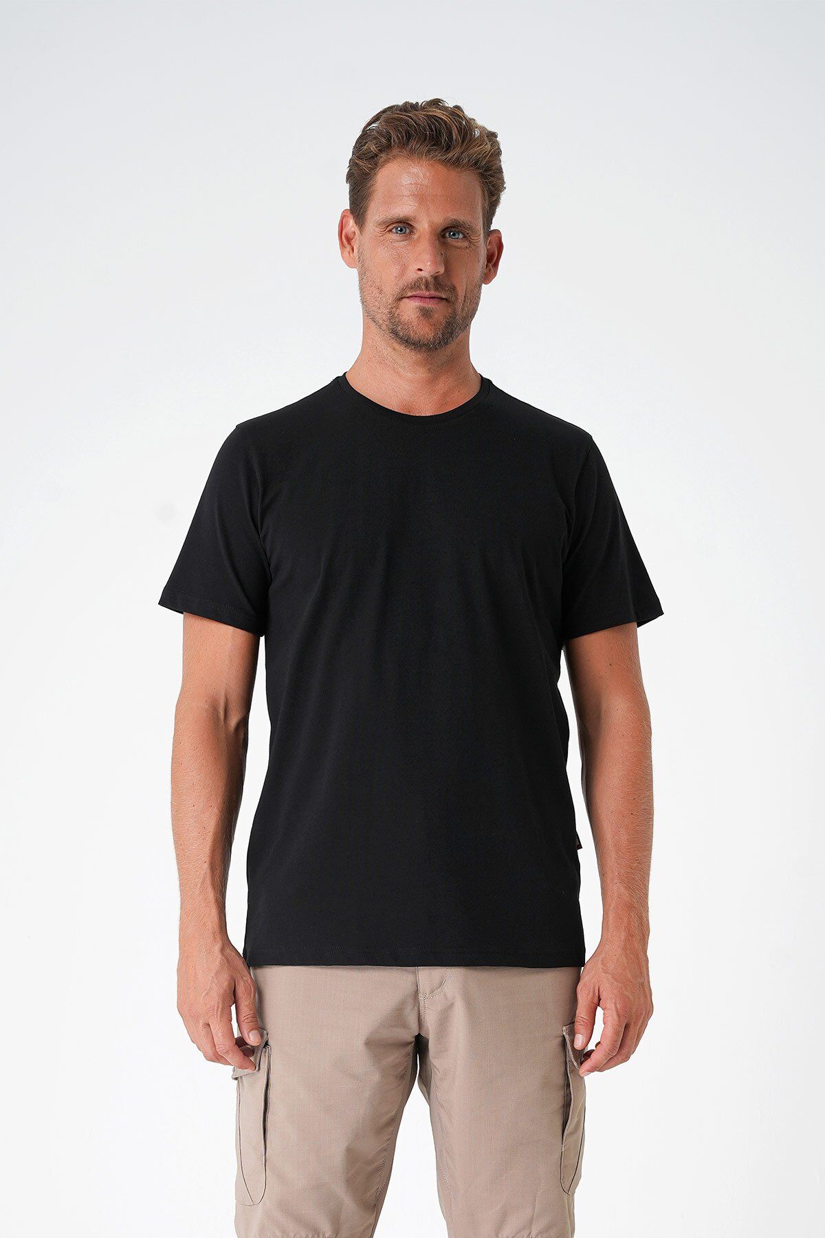Casual Neo Organic T-Shirt Siyah