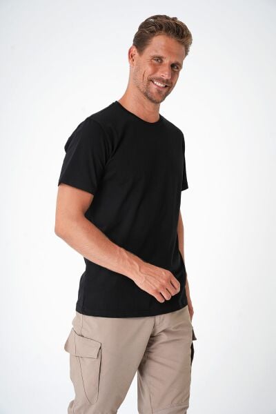 Casual Neo Organic T-Shirt Siyah