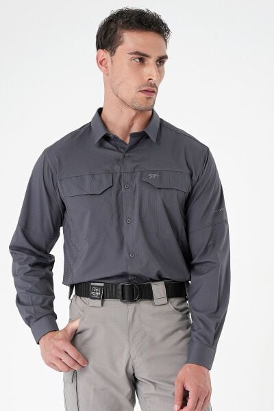 MECANIK® Prime Mete Gömlek - Antrasit XXL