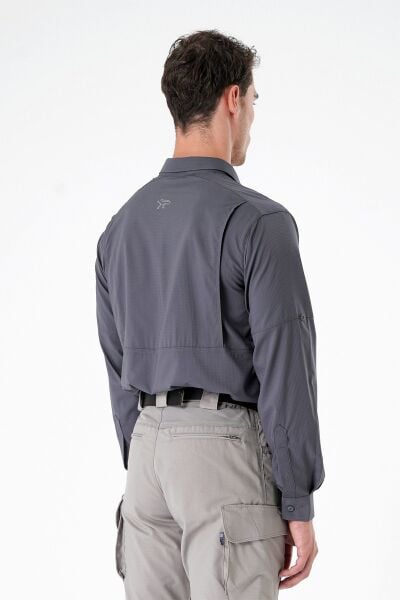 MECANIK® Prime Mete Gömlek - Antrasit XXL