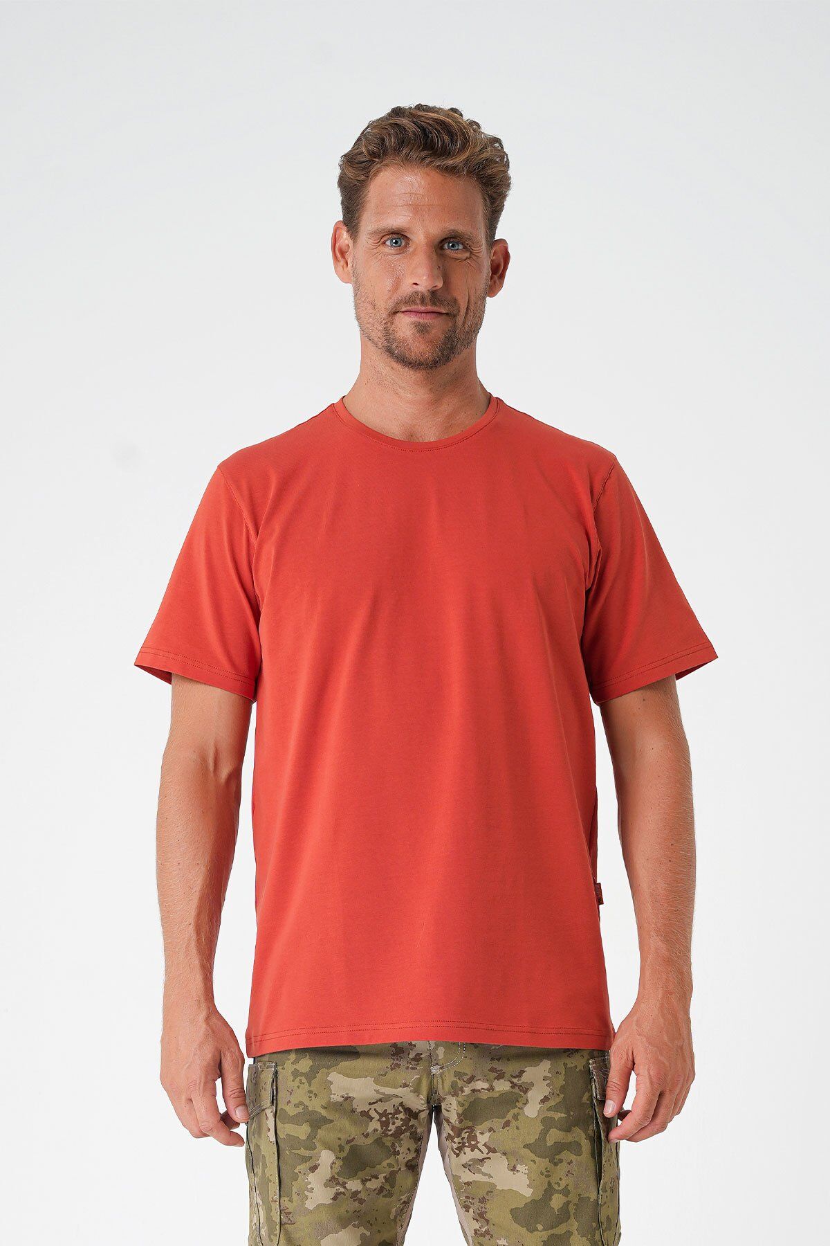 Mecanik Casual Neo Organic Turuncu Tişört