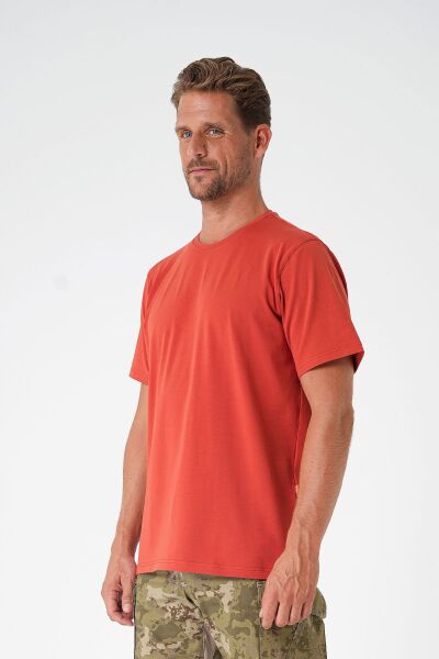 Mecanik Casual Neo Organic Turuncu Tişört