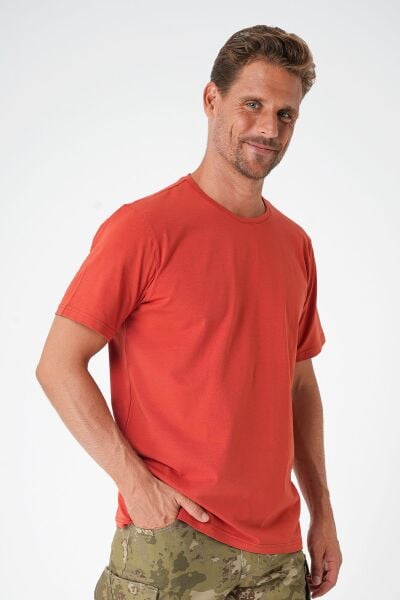 Casual Neo Organic T-Shirt Turuncu