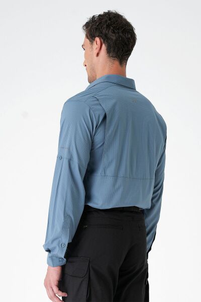 MECANIK® Prime Mete Gömlek - Açık Mavi 5XL