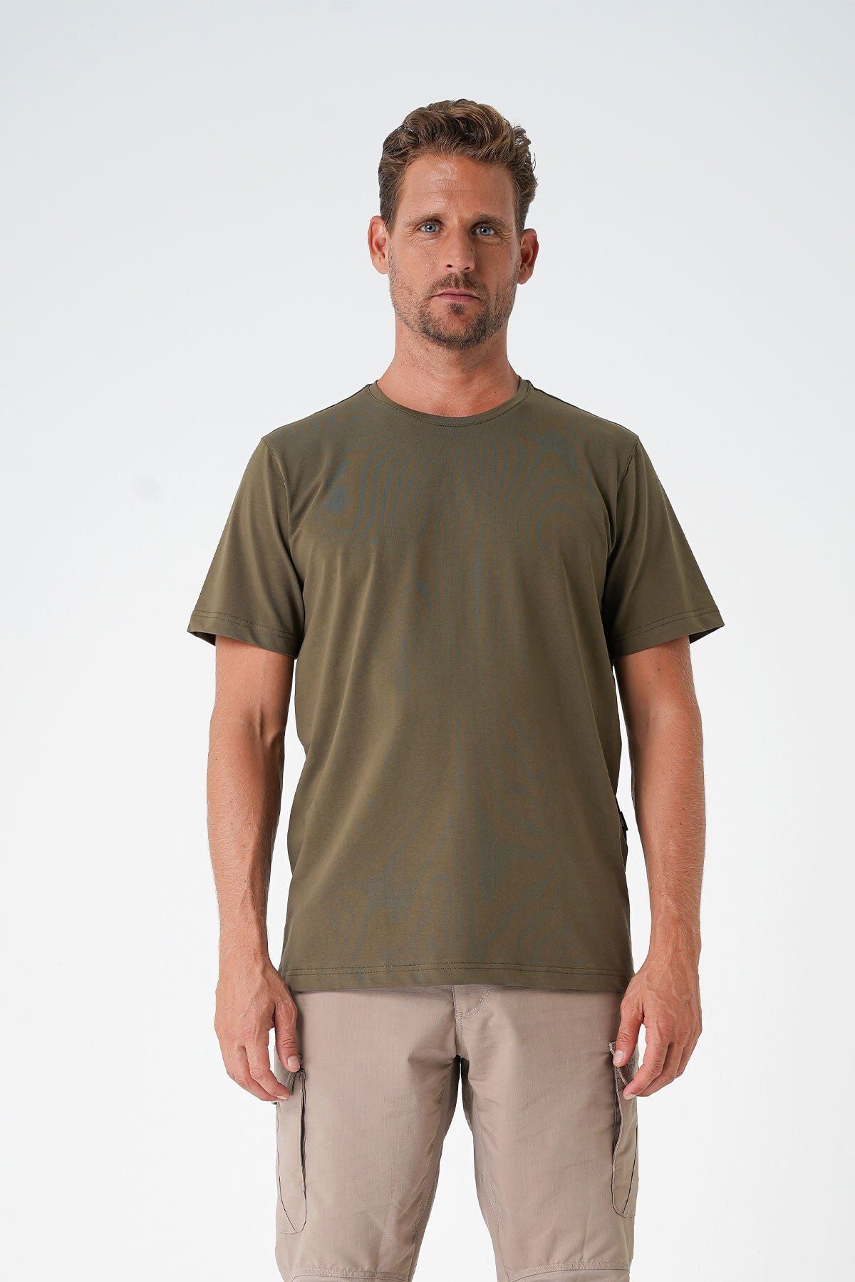 Mecanik Casual Neo Organic Haki Tişört