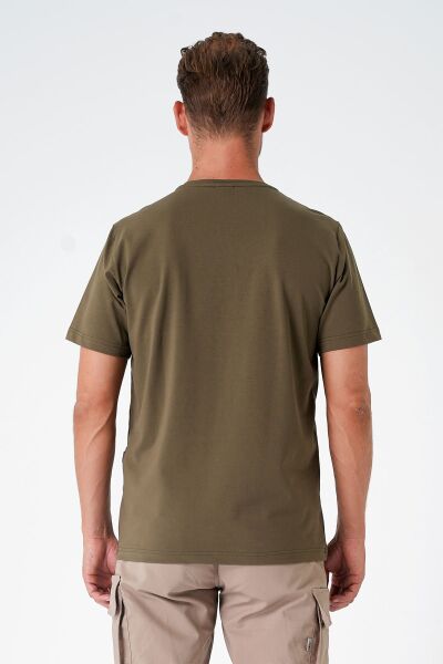 Mecanik Casual Neo Organic Haki Tişört