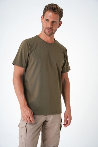 Mecanik Casual Neo Organic Haki Tişört