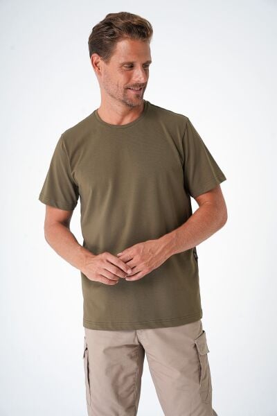 Mecanik Casual Neo Organic Haki Tişört