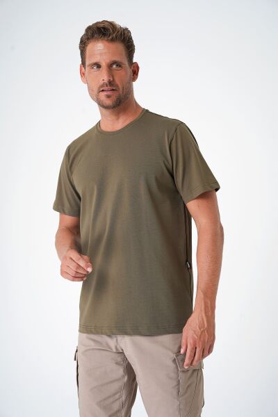 Mecanik Casual Neo Organic Haki Tişört