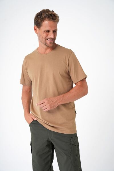 Casual Neo Organic T-Shirt Camel