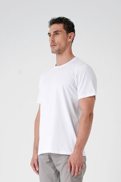 Casual Neo Organic T-Shirt Beyaz