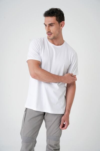 Casual Neo Organic T-Shirt Beyaz