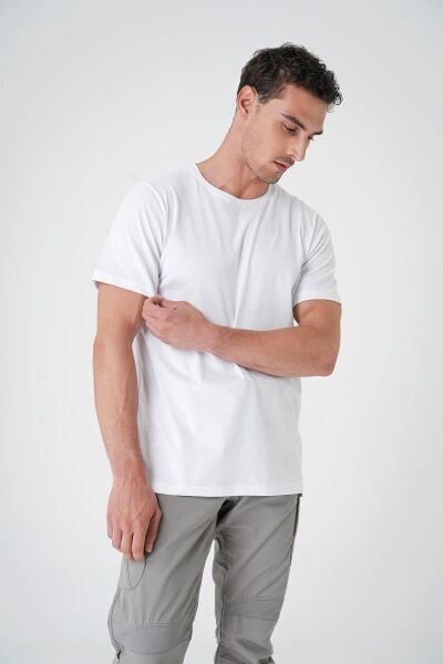 Casual Neo Organic T-Shirt Beyaz