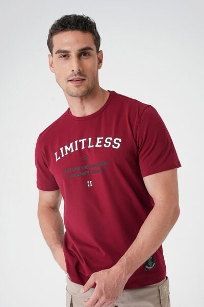 Limitless T-Shirt By Ertan Balaban Bordo