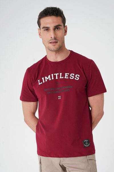 Limitless T-Shirt By Ertan Balaban Bordo