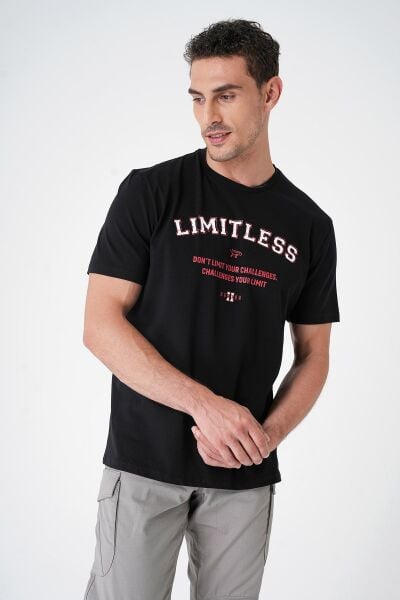 Canik Limitless Baskılı Siyah Tişört (By Ertan Balaban)