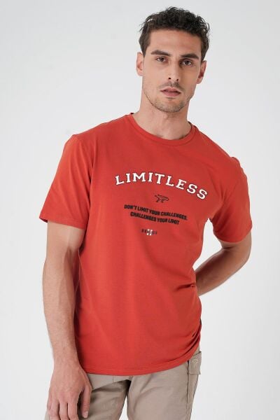Limitless T-Shirt By Ertan Balaban Turuncu