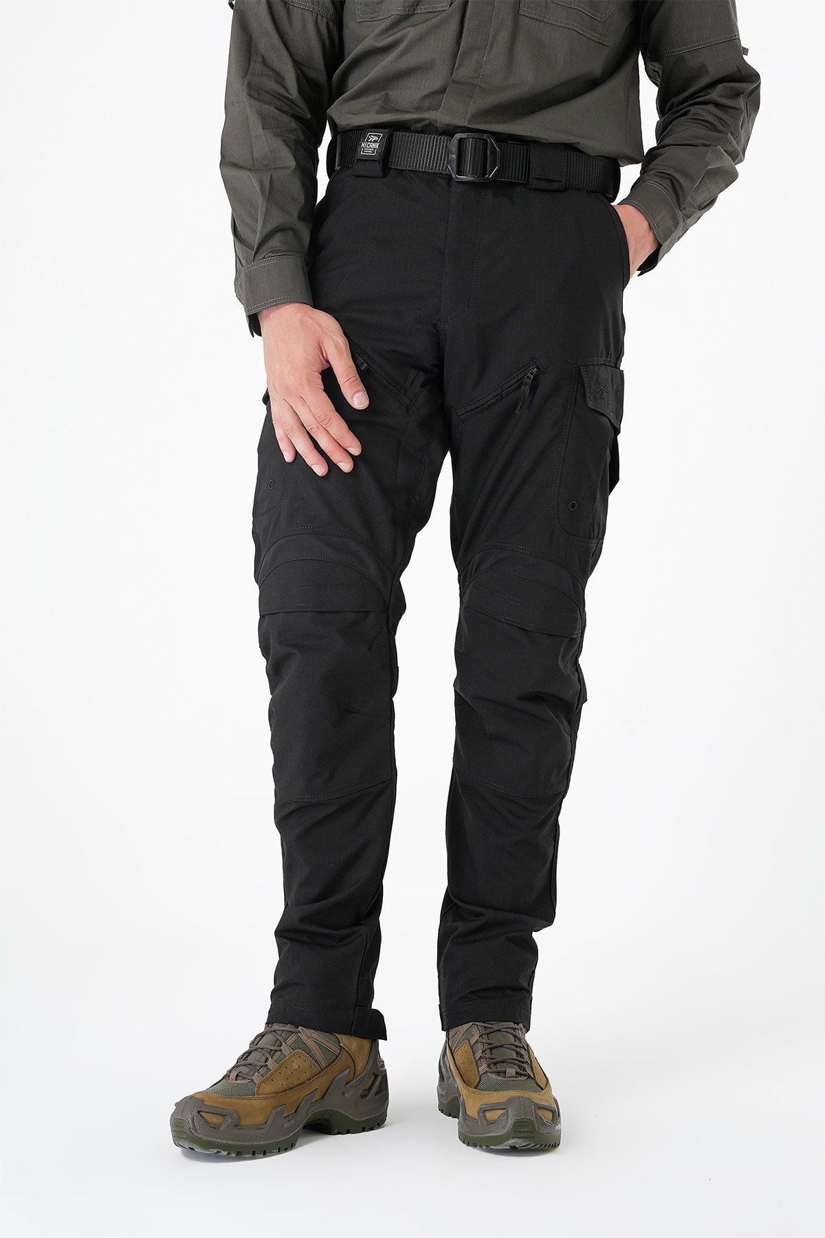 Mecanik Alpha Phoenix Siyah Pantolon