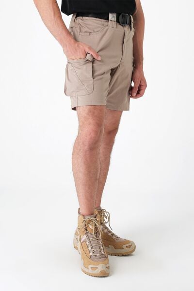 MECANIK® Prime Pusat Şort Bej