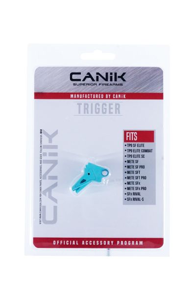CANiK Gelişmiş 90 Derece Düz Alüminyum Tetik - Robin's Egg Blue