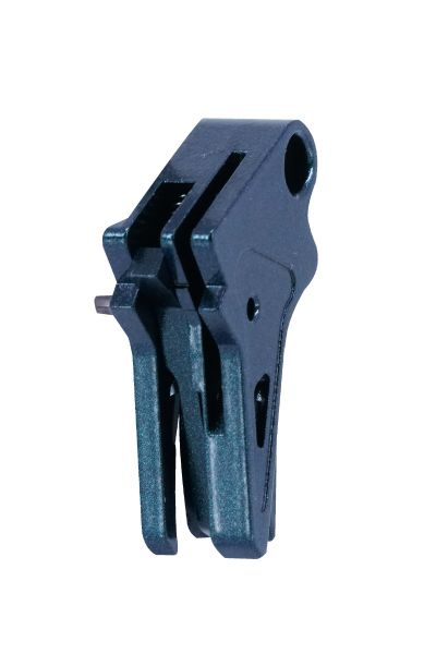 CANiK Gelişmiş 90 Derece Düz Alüminyum Tetik - Graphite Black/Silver