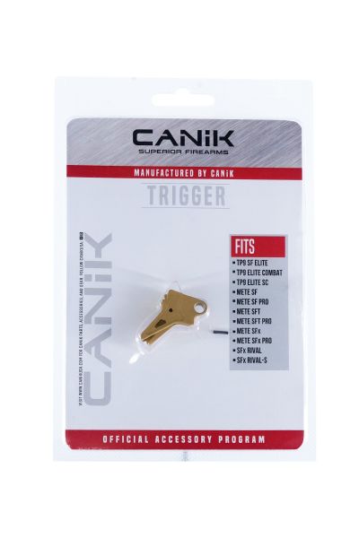 CANiK Gelişmiş 90 Derece Düz Alüminyum Tetik - Gold
