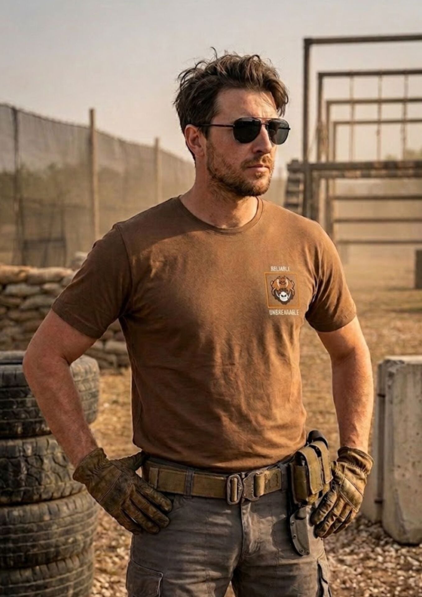 CASUAL NEO ORGANIC T-SHIRT BASKILI (Relentless, Unbreakable)