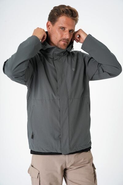 MECANIK® Prime Thor Yağmurluk Metalik Gri