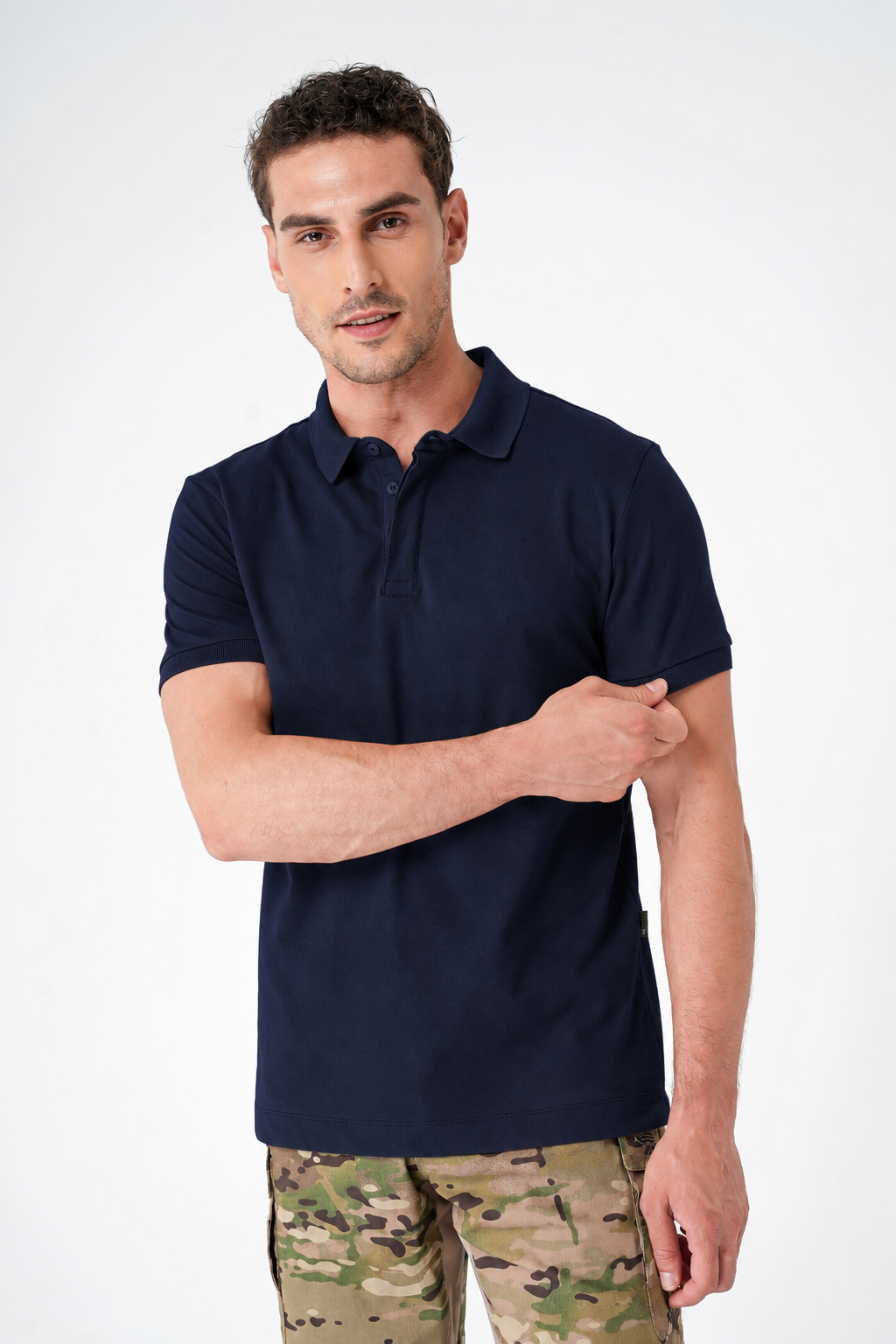 Canik Casual Ryker Polo Yaka Lacivert Tişört