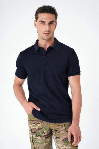 Canik Casual Ryker Polo Yaka Lacivert Tişört