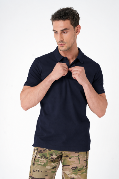 Canik Casual Ryker Polo Yaka Lacivert Tişört