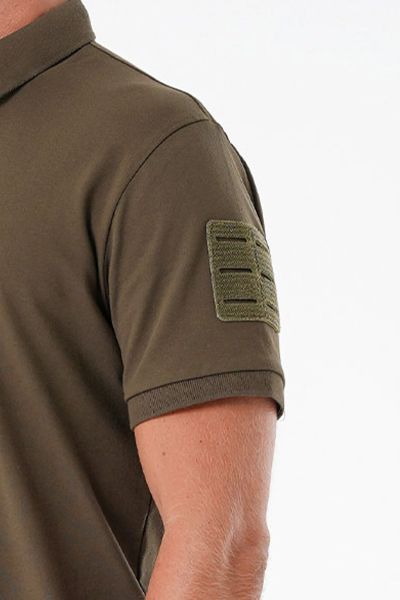 Cırtlı Casual Ryker Polo T-shirt - Haki