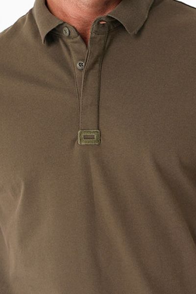 Cırtlı Casual Ryker Polo T-shirt - Haki