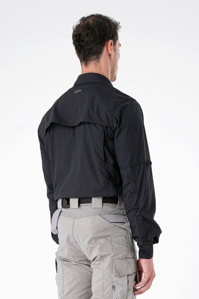 MECANIK® Alpha Mete Gömlek - Siyah