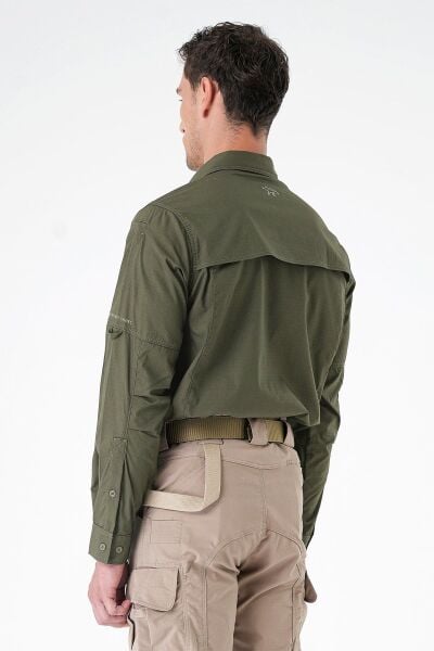 MECANIK® Alpha Mete Gömlek - Zeytin Yeşili