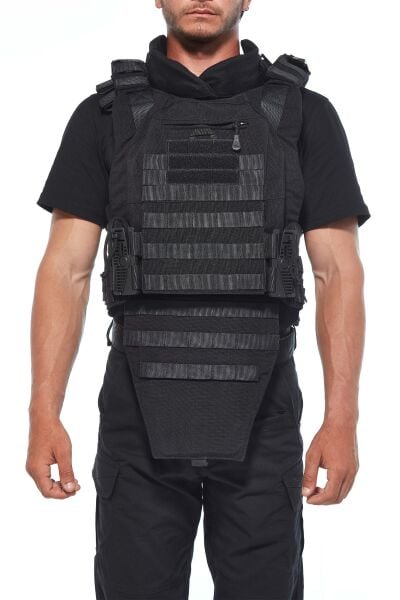 MECANIK Alpha Plaka Taşıyıcılı Hücum Yeleği Siyah
