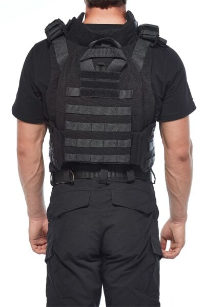 MECANIK Alpha Plaka Taşıyıcılı Hücum Yeleği Siyah