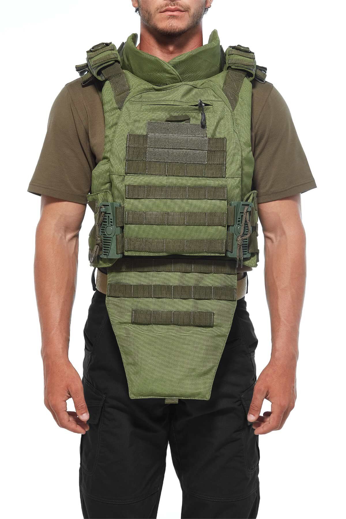 MECANIK Alpha Plaka Taşıyıcılı Hücum Yeleği Haki