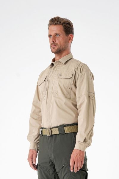MECANIK® Alpha Mete Gömlek BEJ - XXL