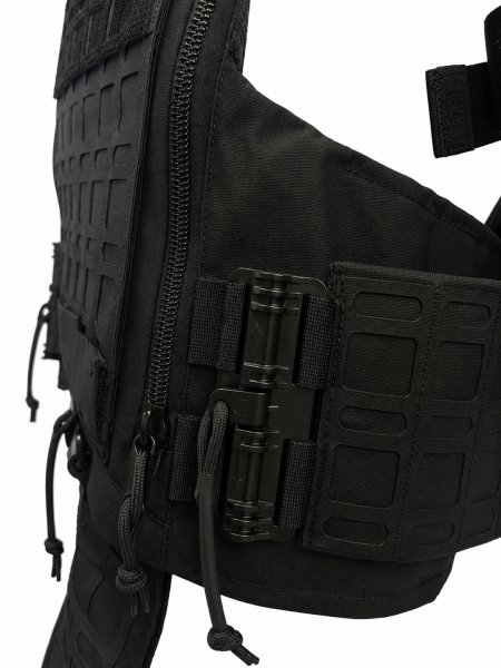 Raiders Outdoor Plaka Taşıyıcılı Yelek Siyah