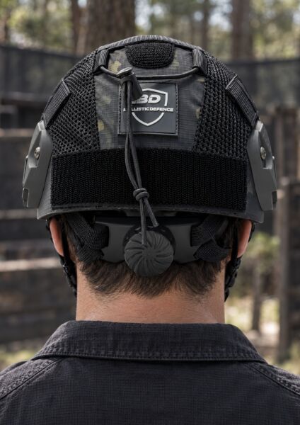 Ballistic Defence Airsoft Kılıflı Siyah Kask