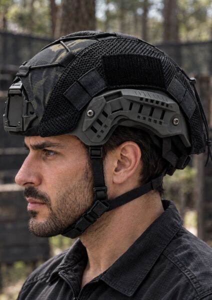 Ballistic Defence Airsoft Kılıflı Siyah Kask