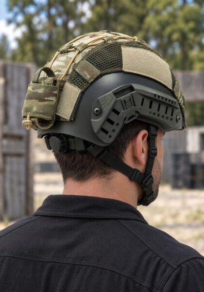 Ballistic Defence Airsoft Kılıflı Haki Camo Kask