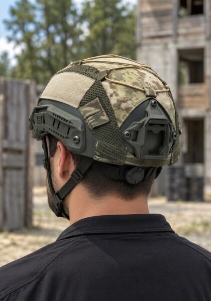 Ballistic Defence Airsoft Kılıflı Haki Camo Kask