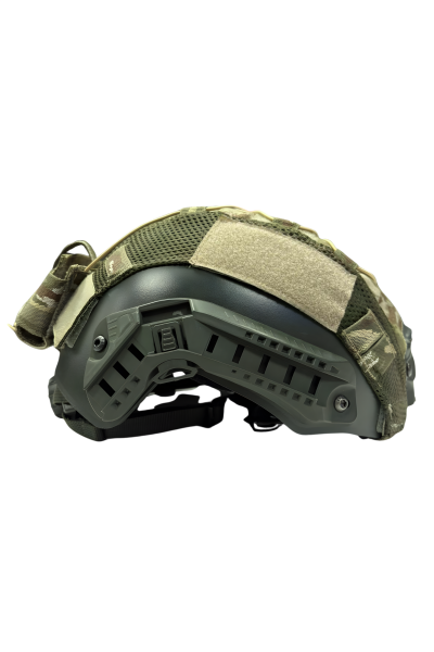 Airsoft Kask Haki Camo (Kılıflı)